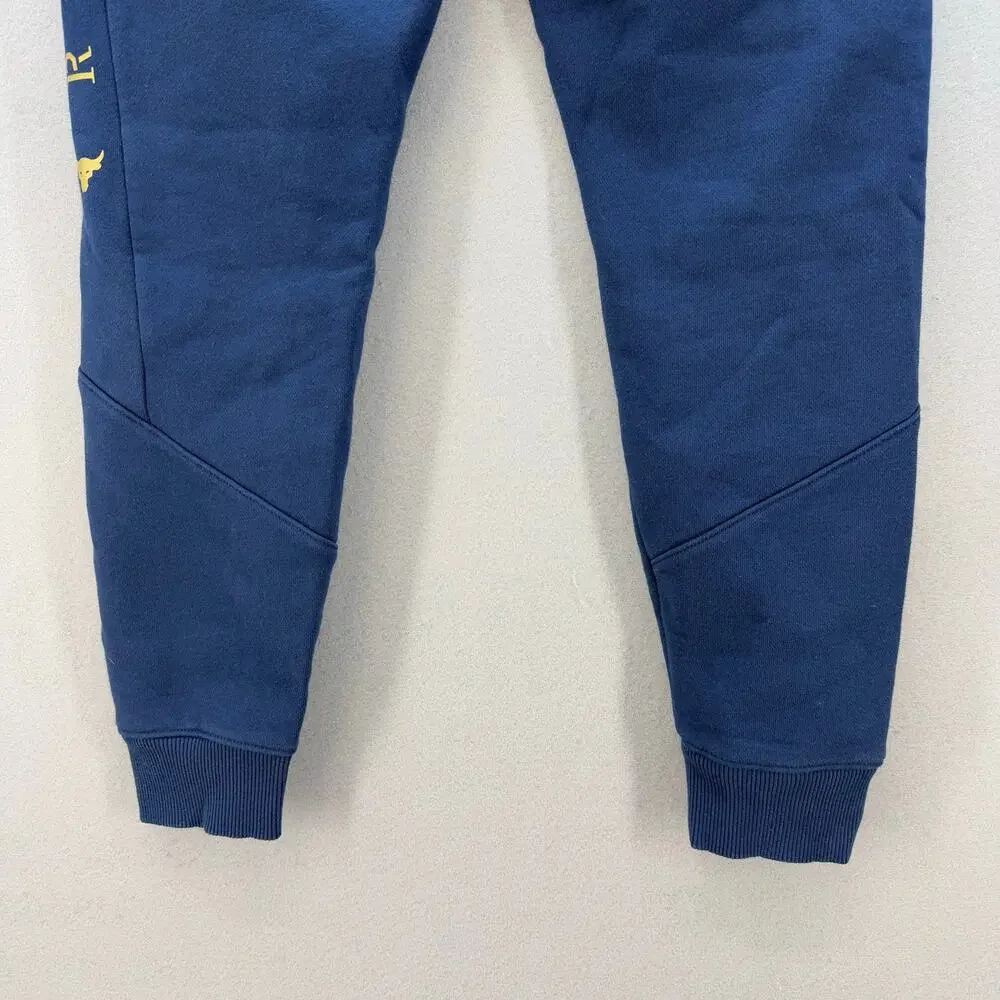 Under Armour Project Rock Respect Joggers Mens S Blue Gold US Flag Patch Sporty - Picture 4 of 13